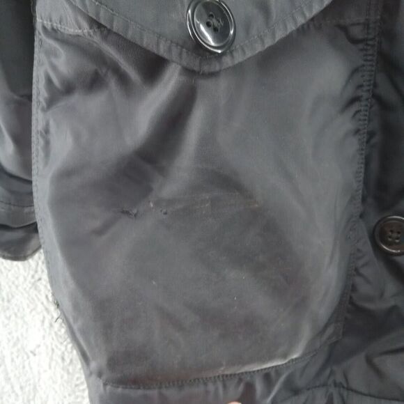 J Crew Jacket Mens Medium Midnight Navy Blue Full Zip Military‎ Style Parka - Picture 2 of 12